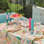 Napkins | Tiki Island | Linen Cotton | Set of 4 Napkins | Tiki Island | Linen Cotton | Set of 4